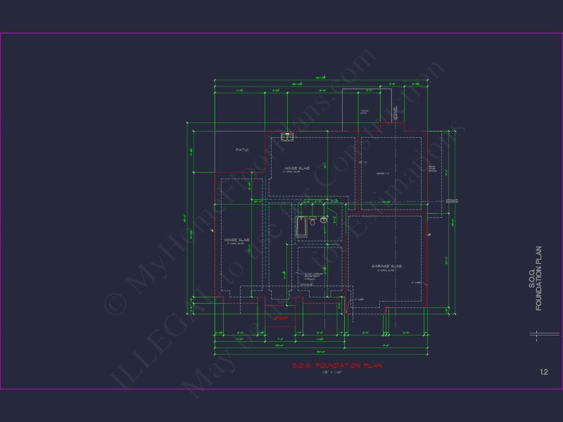 Classic house Plan with Detailed Floor Plans & CAD Designs