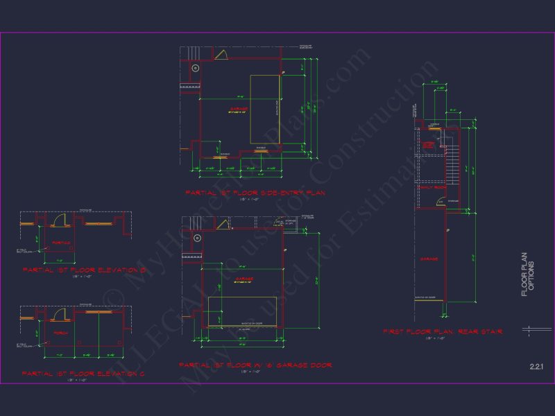 Classic house Plan with Detailed Floor Plans & CAD Designs