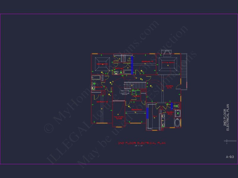 Classic house Plan with Detailed Floor Plans & CAD Designs