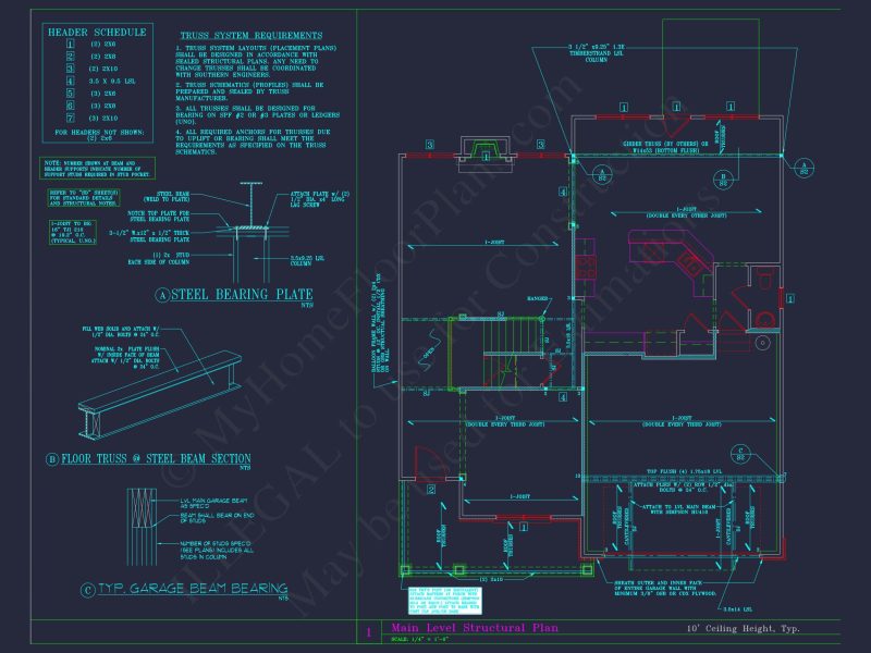 Classic Suburban house Floor Plan – CAD Designs & Blueprint