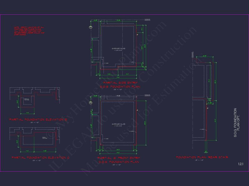 Classic Suburban house Plan: Floor Blueprint with CAD Designs