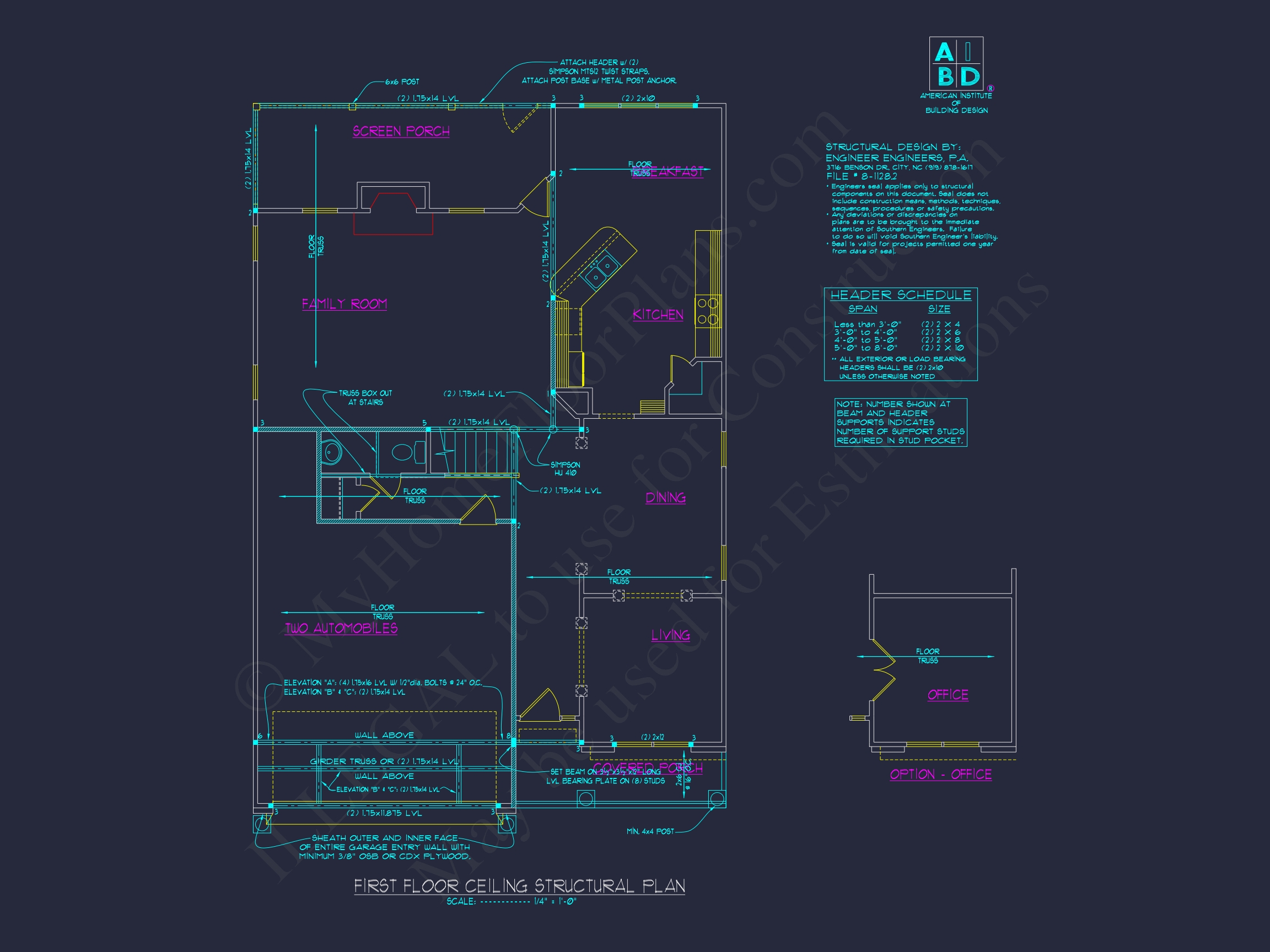 Classic Suburban Home Plan with 2-Story Design and CAD Blueprint