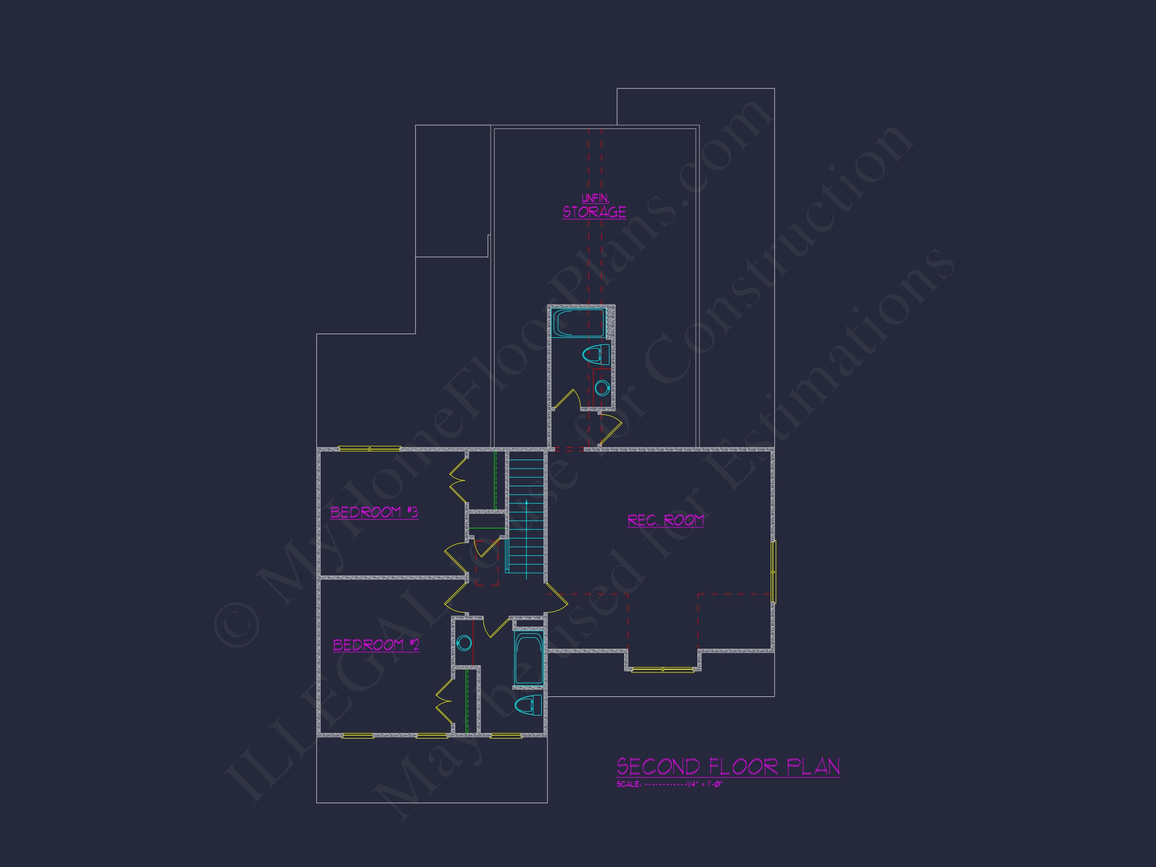 Classic Suburban Home Plan with Detailed Floor Blueprints