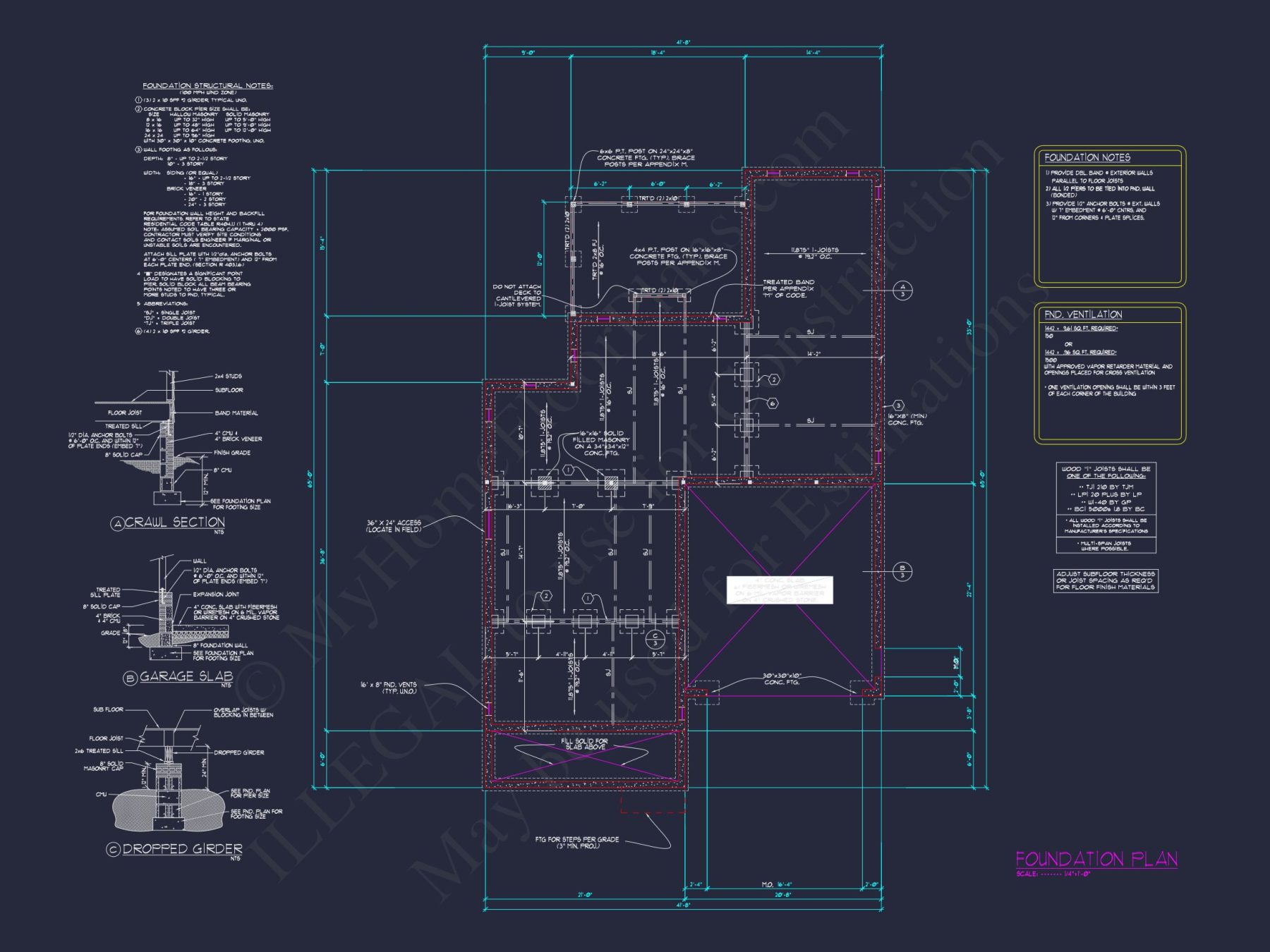 Classic Suburban house Plan with Detailed Floor Blueprints