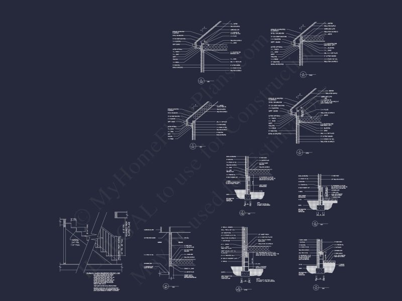 Classic Tudor Floor Plan - house CAD Architecture Design