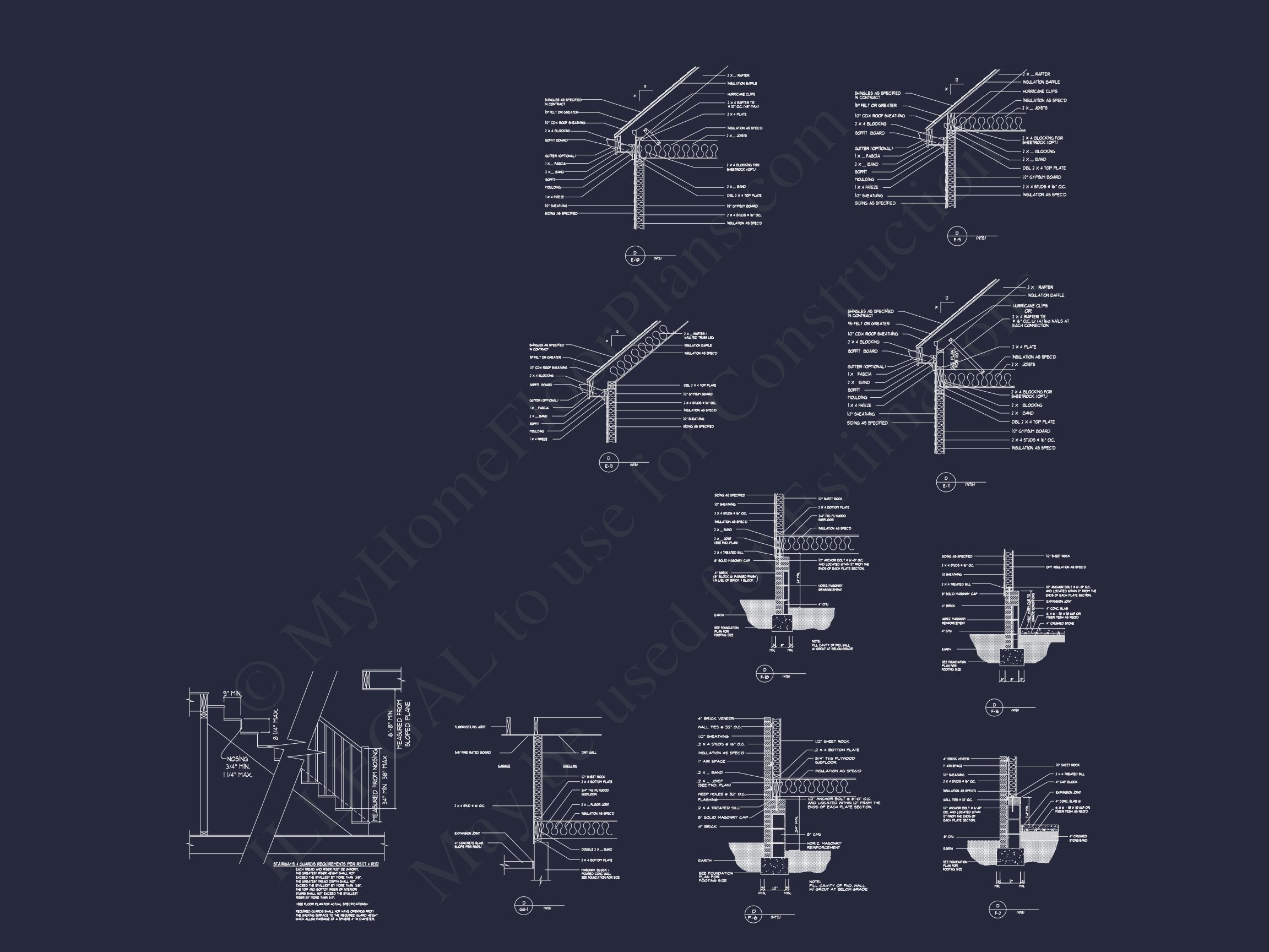 Classic Tudor Floor Plan - house CAD Architecture Design