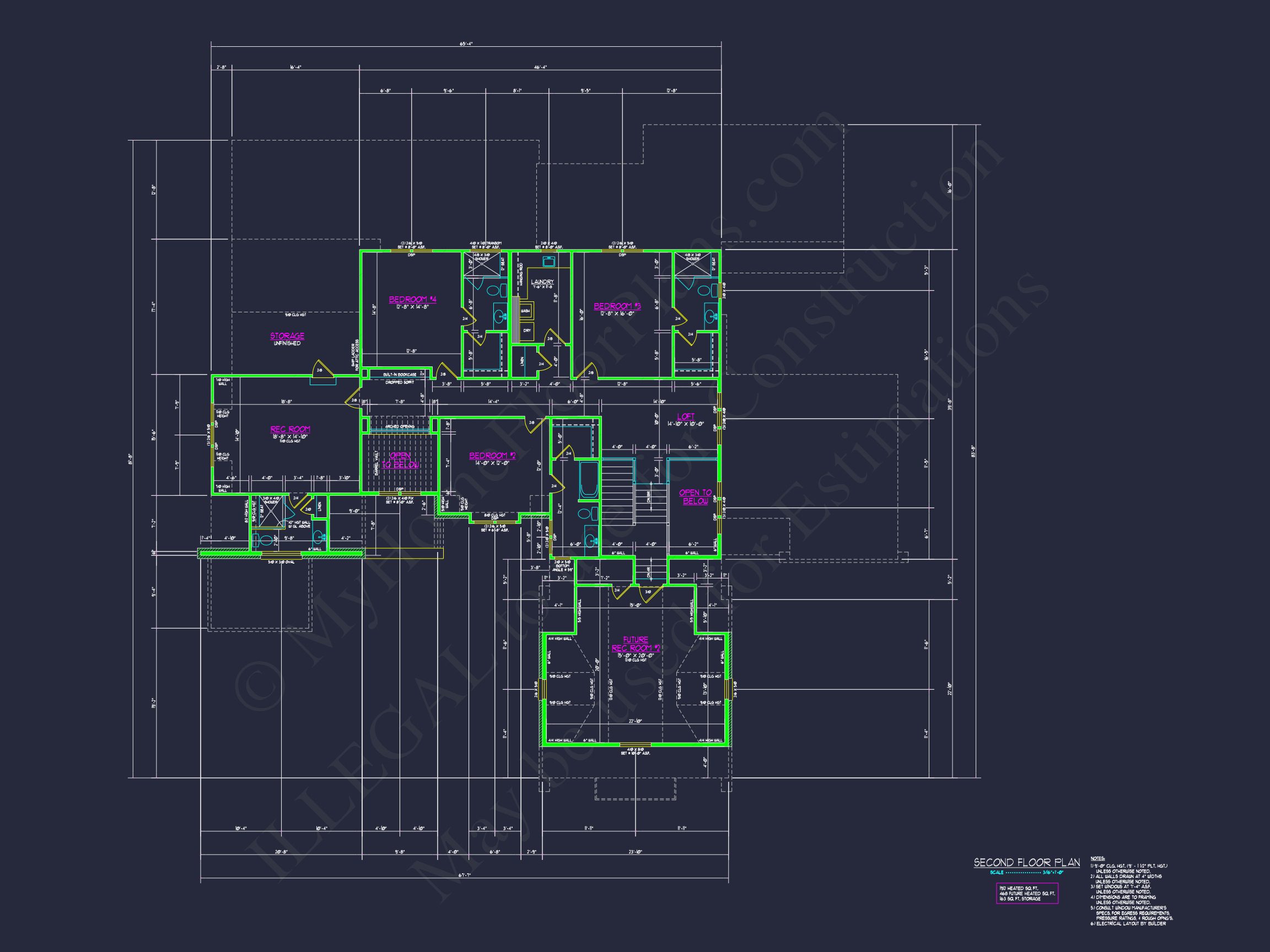 Classic Tudor Floor Plan - house CAD Architecture Design