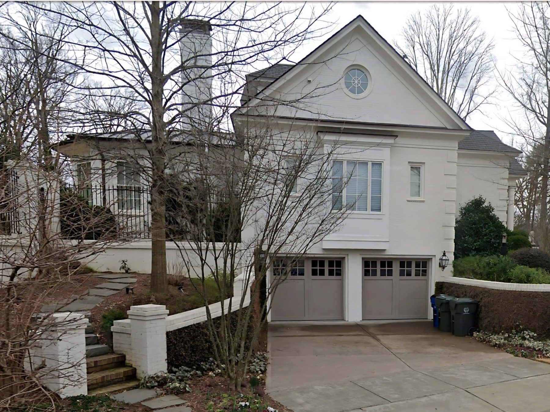 Classical house Floor Plan: 2-Story Design with CAD Blueprints