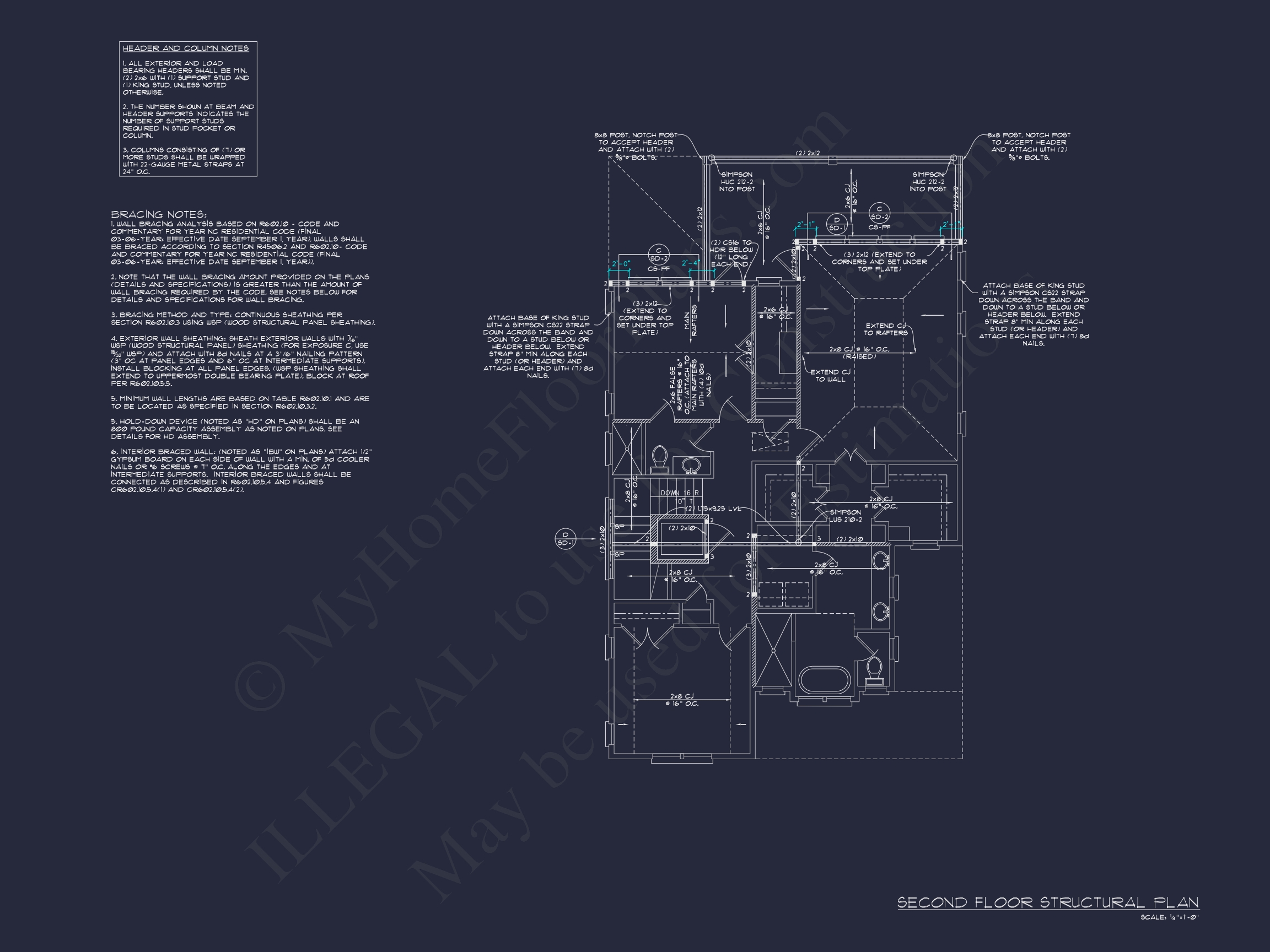 Coastal 3-Story 4 BR Beach Home Floor Plan & Blueprint Designs