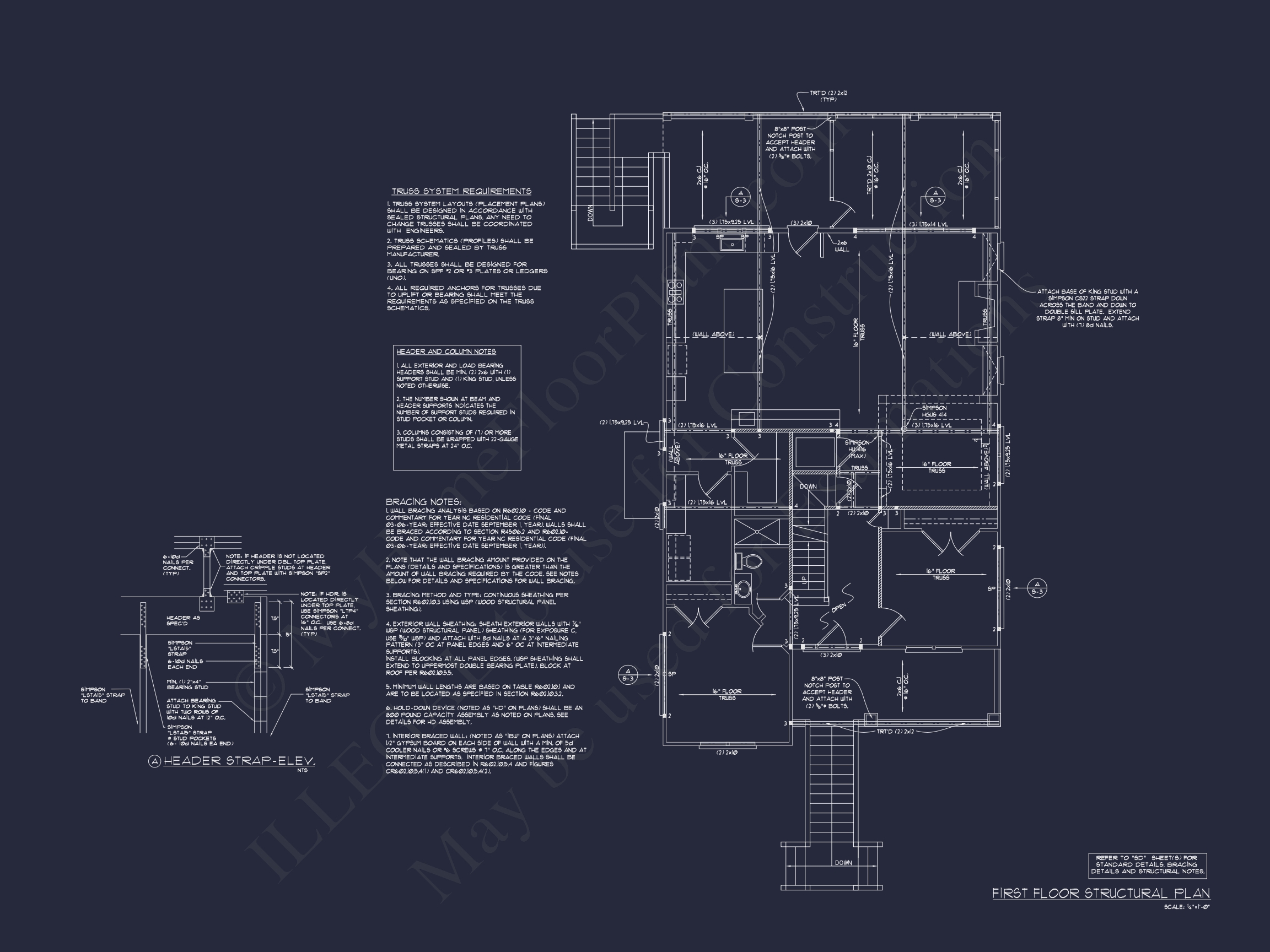 Coastal 3-Story Home Plan: 3 Bed,3 Bath,Elevator,CAD