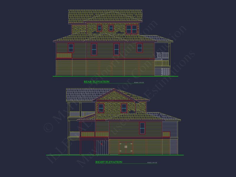 Coastal Beach house Plan with 4 Bedrooms and Open Designs
