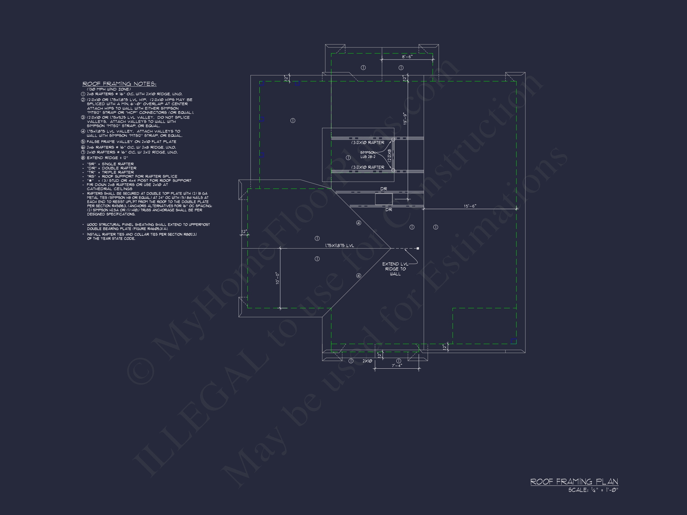 Coastal Beach House Floor Plan with 2.5 Stories and CAD Design