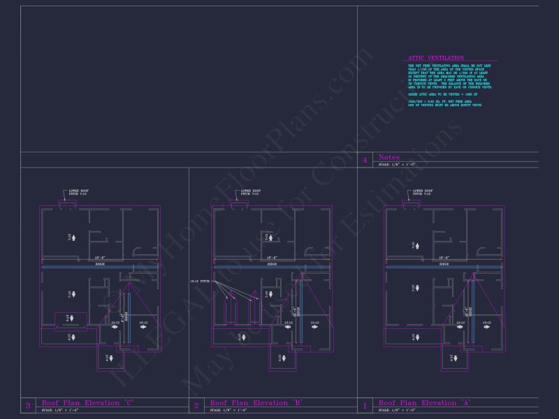 Coastal Craftsman house Plan with Detailed CAD Floor Designs