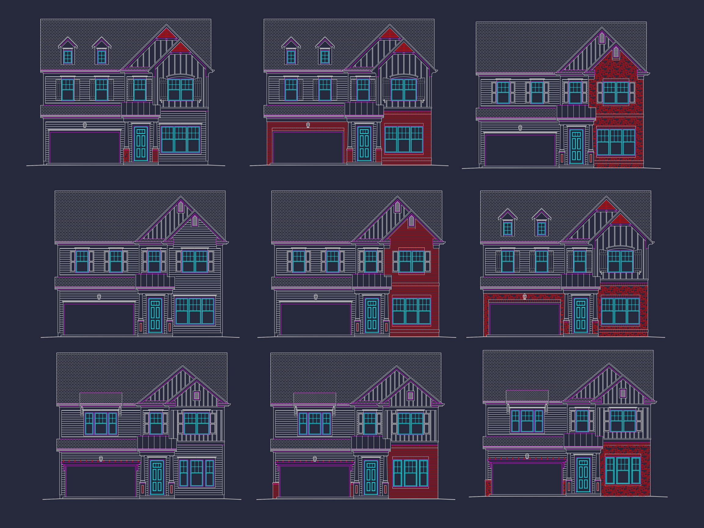 Coastal Craftsman Home Plan with Detailed CAD Floor Designs