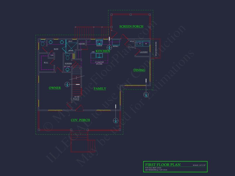 Coastal Craftsman house Plan with Open Floor Designs and CAD Blueprints