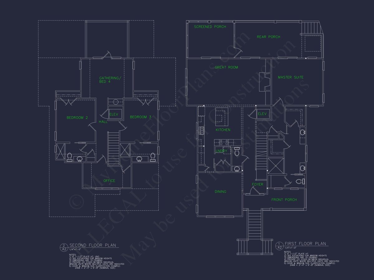 Coastal house Design with 3 Floors – Floor Plan and CAD