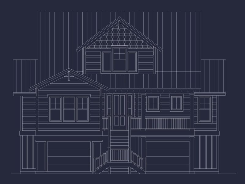 Coastal house Design with 3 Floors – Floor Plan and CAD