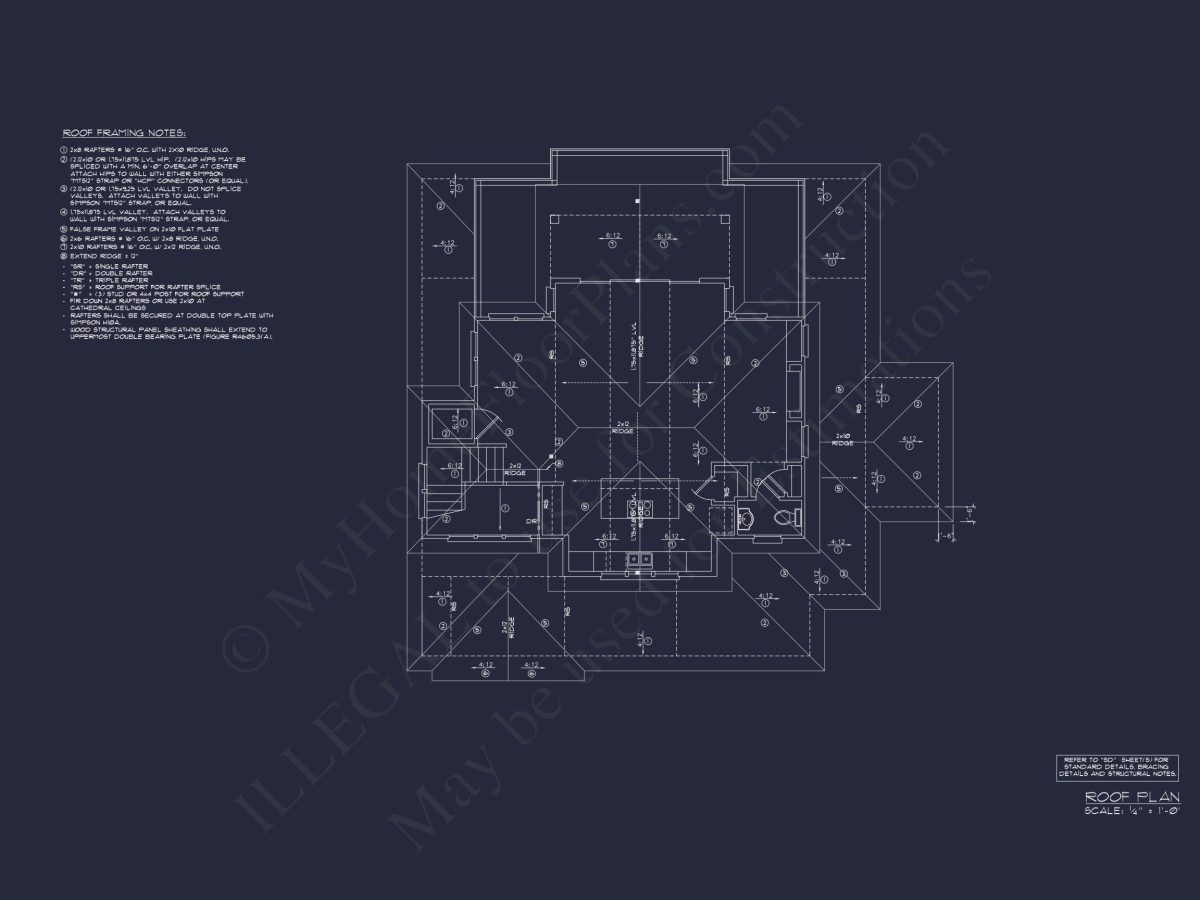 Coastal house Floor Plan: 3-Bed, 2374 Sq Ft, CAD Blueprint