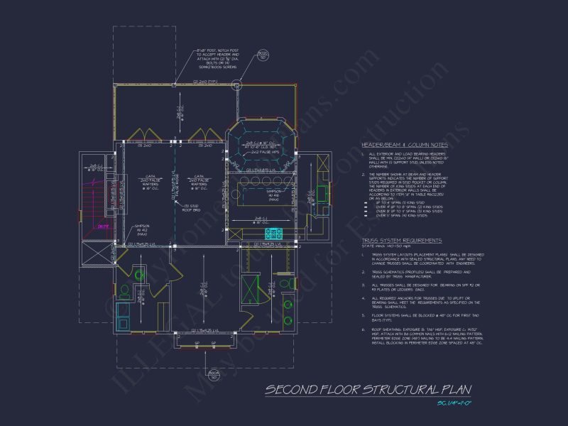 Coastal house Plan with 2 Floors and Modern CAD Designs