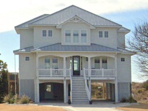Coastal house Plan with 2 Floors and Modern CAD Designs