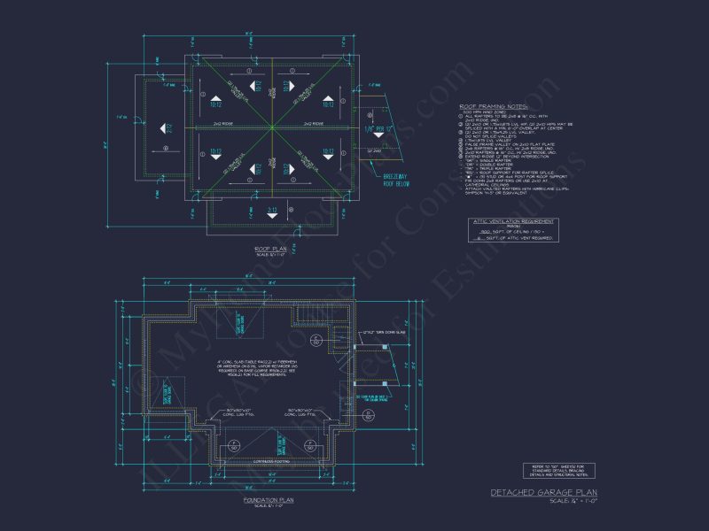 Coastal house Plan with 2 Floors, CAD Designs & Garage Space