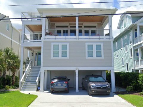 Coastal house Plan with 3 Floors, CAD Designs, & Blueprints