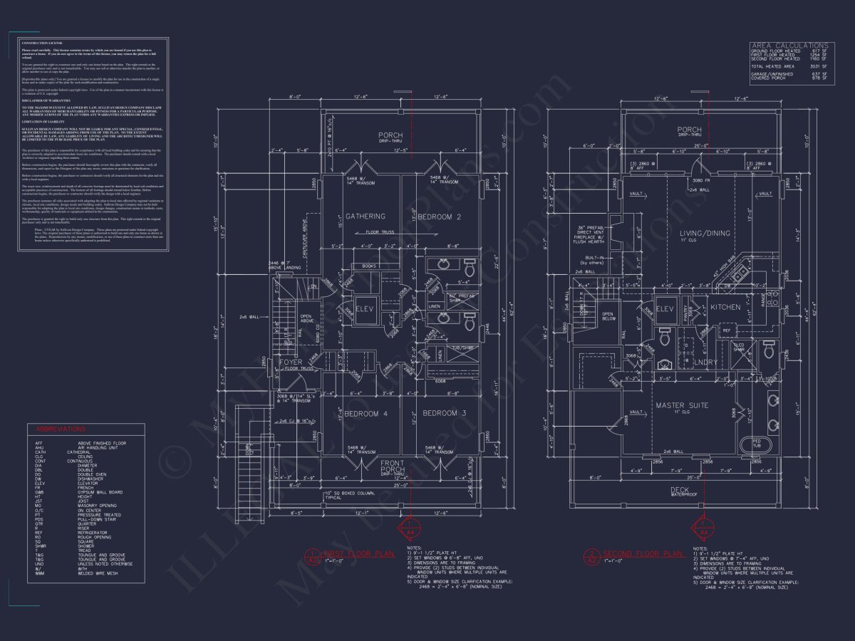 Coastal house Plan with 3 Floors, Elegant Designs, & CAD