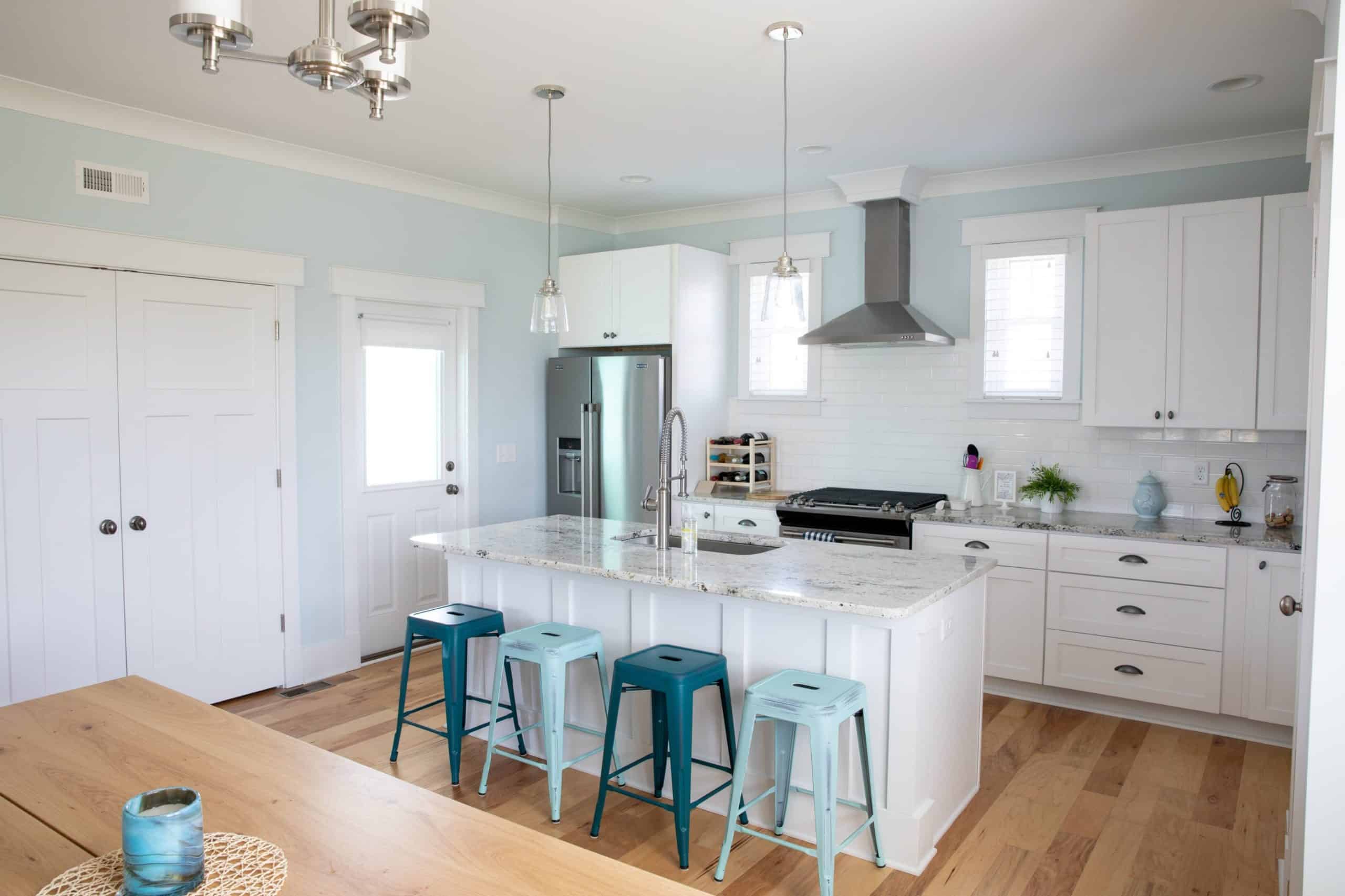 Coastal house Plan with 4 Beds,Open Floor Plan & CAD Designs