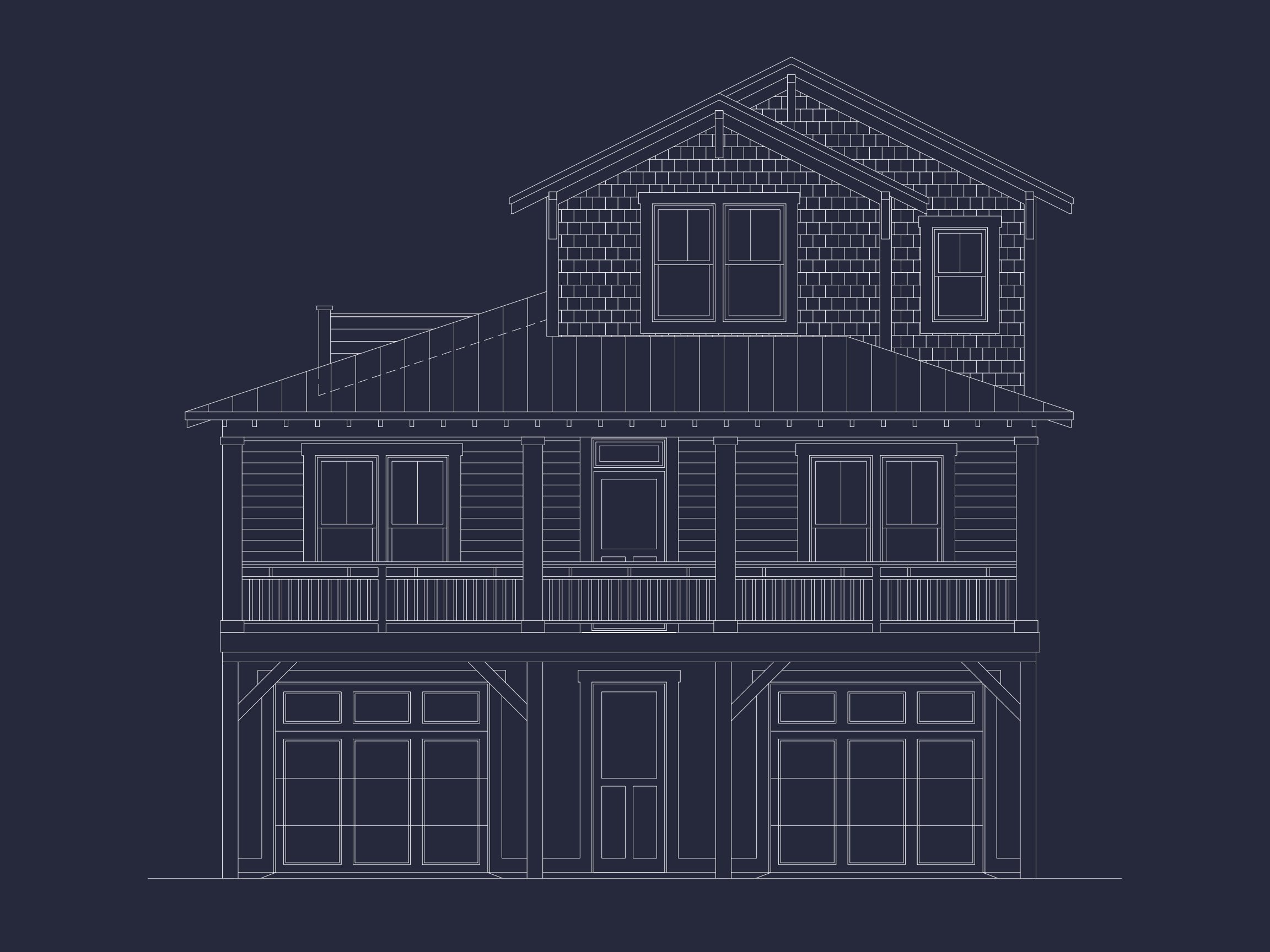 Coastal house Plan with 4 Beds,Open Floor Plan & CAD Designs