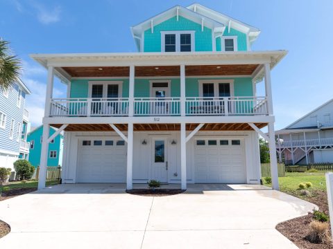 Coastal house Plan with 4 Beds, Open Floor Plan & CAD Designs