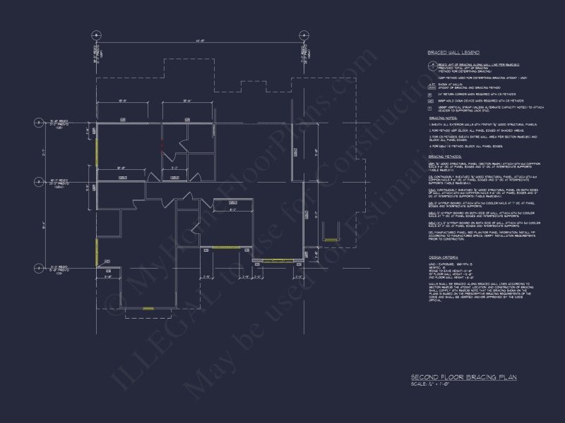 Colonial 2.5-Story house Plan: 4 Bed, 3 Bath, 2-Car Garage