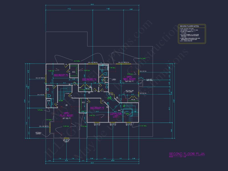 Colonial Farmhouse house Plan with 2 Floors & 4 Bedrooms