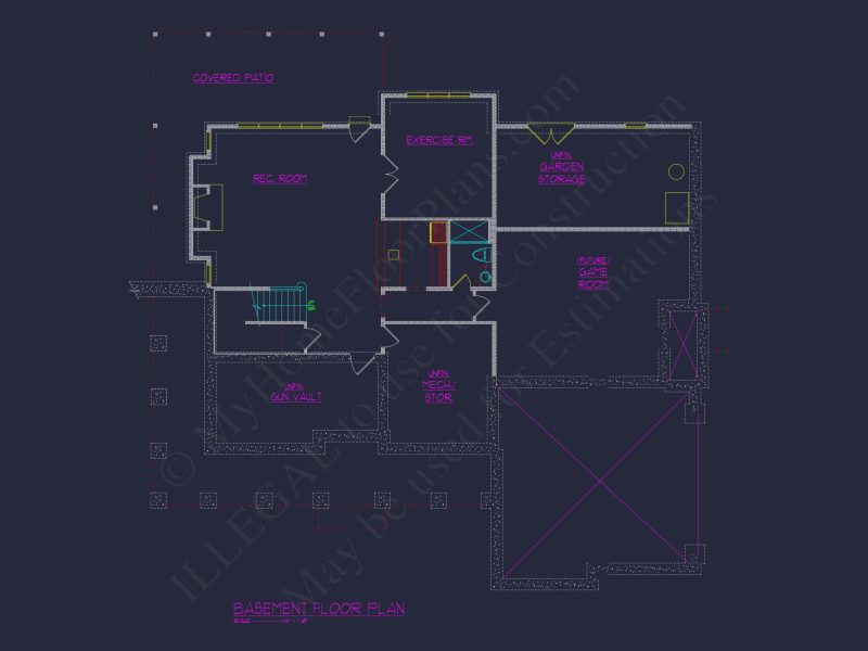 Colonial house Plan with CAD Designs and Detailed Blueprints
