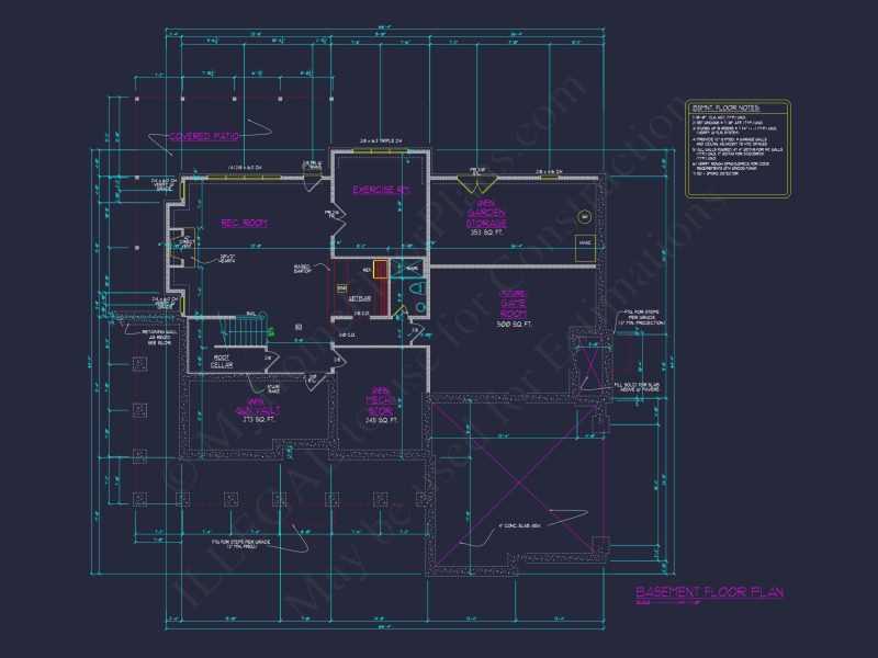 Colonial house Plan with CAD Designs and Detailed Blueprints