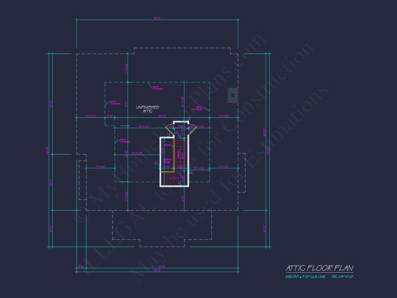 Colonial house Plan with Detailed Blueprint and CAD Designs