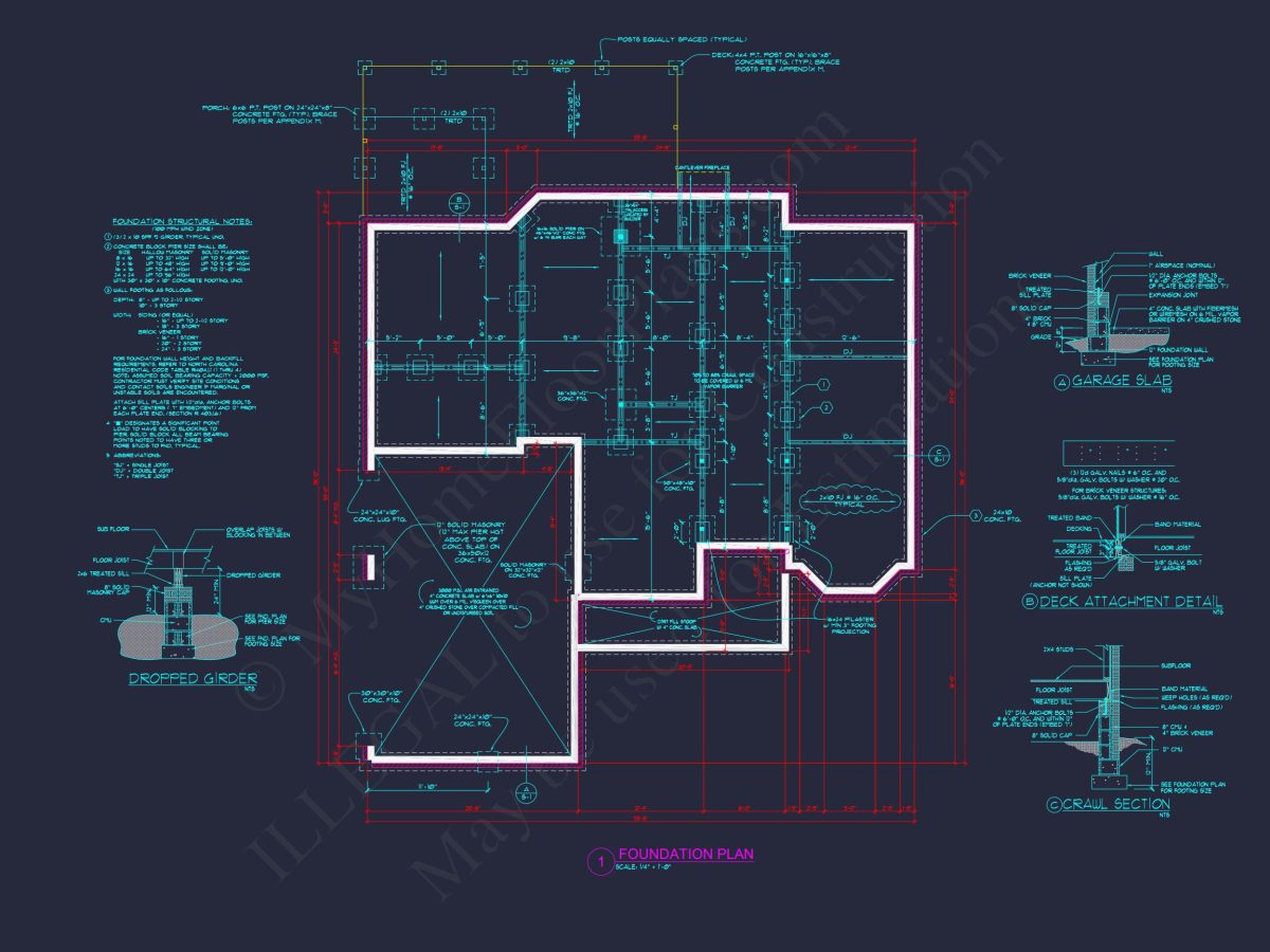 Colonial Revival house Plan: 3D Blueprint for Spacious Designs