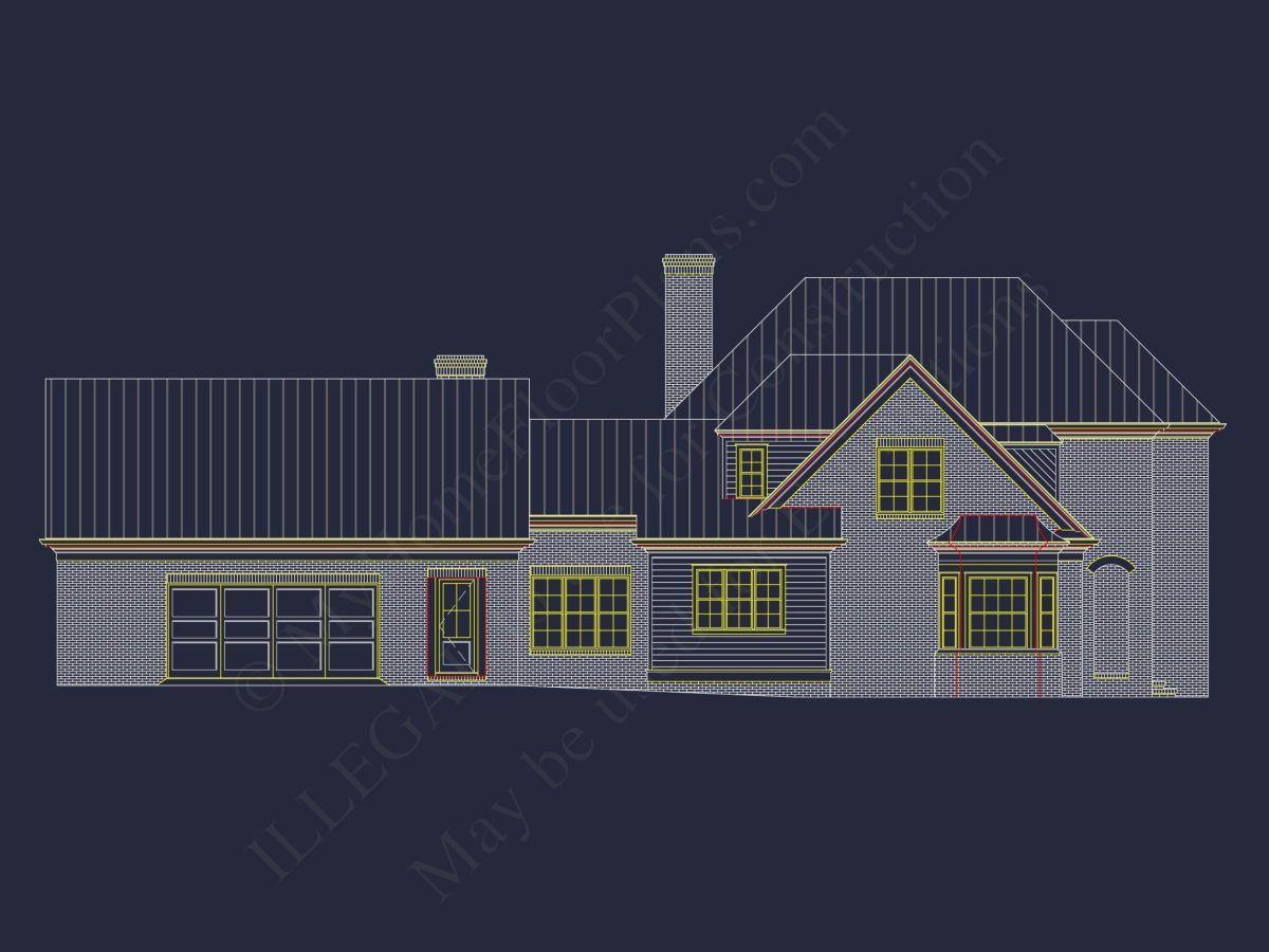 Colonial Revival house Plan - Beautiful Floor Plan & Designs
