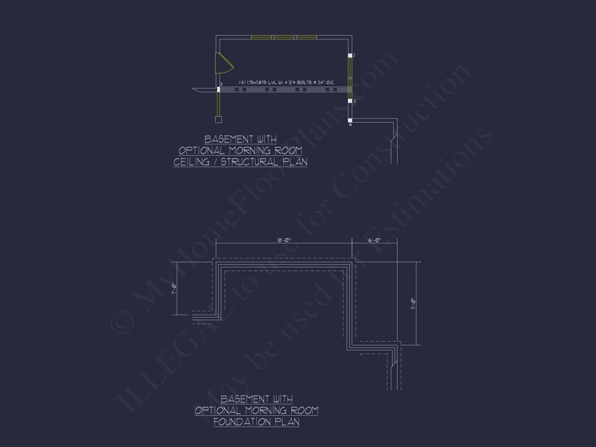 Colonial Revival house Plan With 2-Story Floor Plan Design