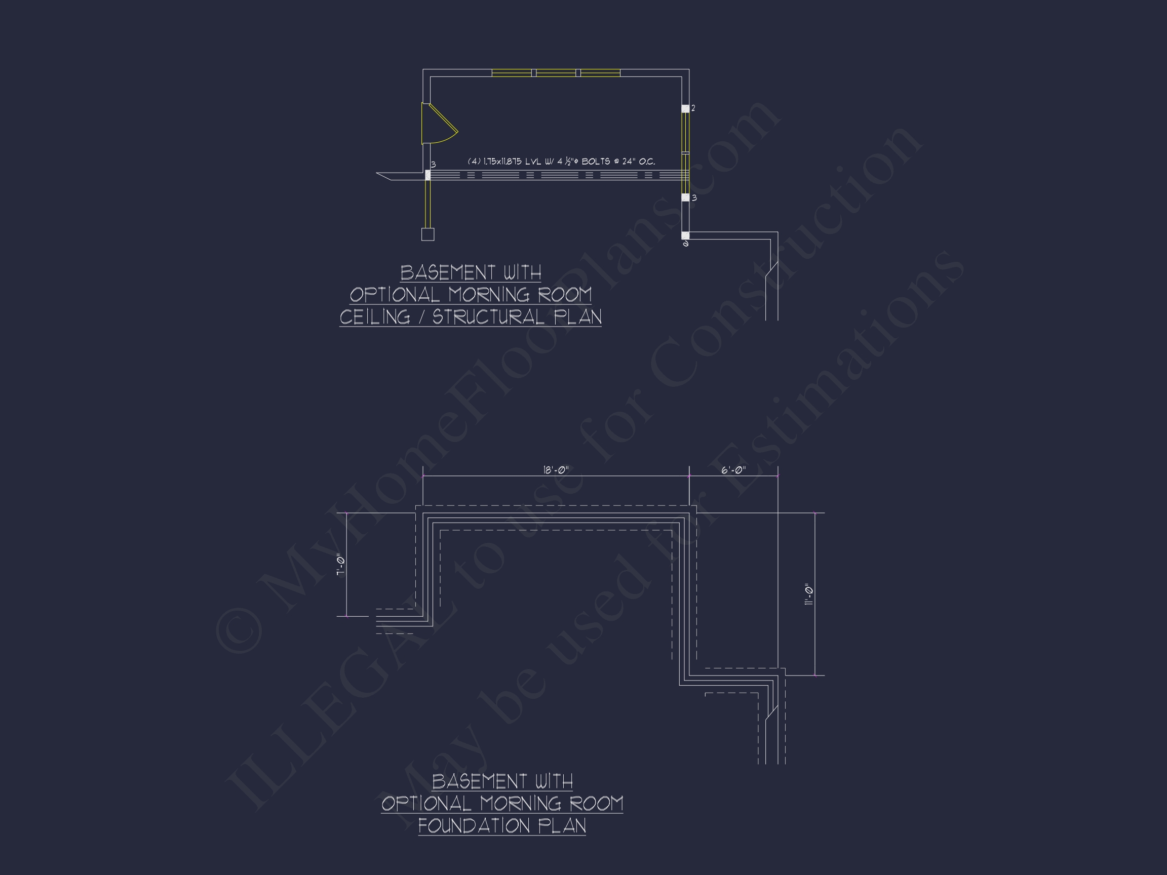 Colonial Revival Home Plan With 2-Story Floor Plan Design