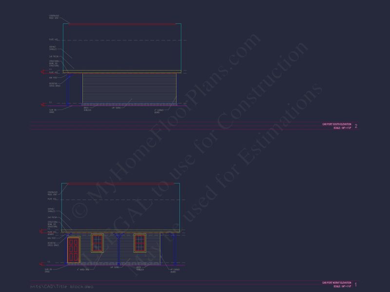 Colonial Revival house Plan with Floor Plans & CAD Designs