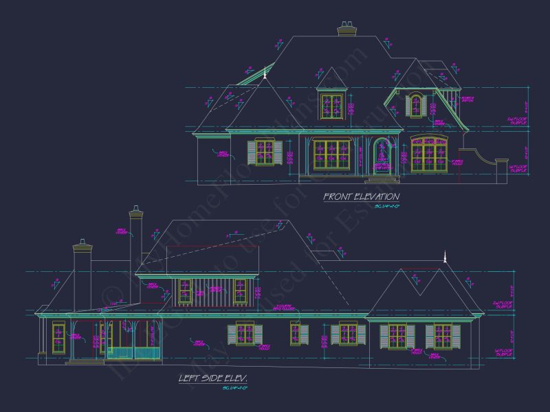 Compact Garage Floor Plan with Living Space - CAD Blueprint