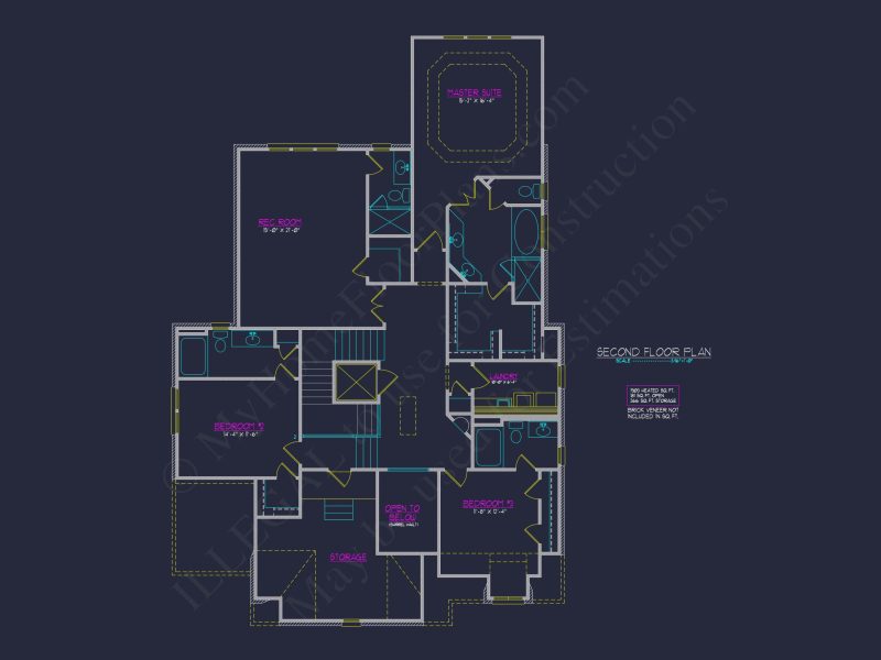 Compact Garage house Plan with 2 Stories and 1 Bedroom