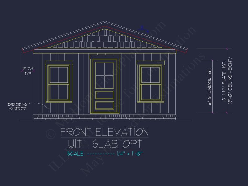 Compact house Floor Plan with Detailed CAD Architecture Design