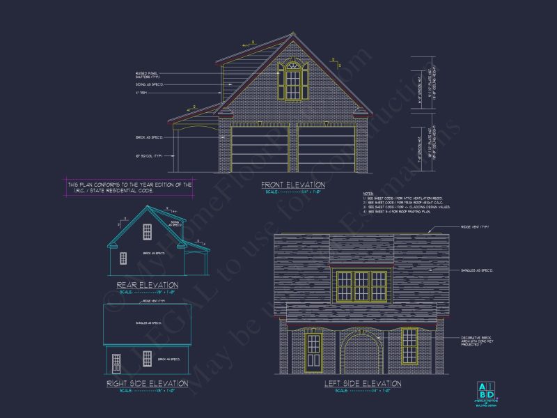 Compact house Plan with Garage, CAD Designs, and Recreation