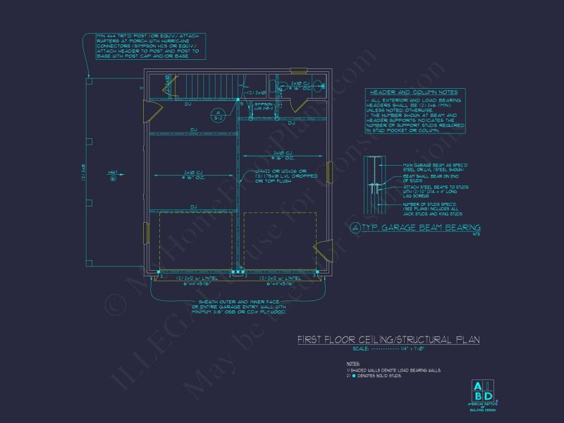 Compact house Plan with Garage, CAD Designs, and Recreation