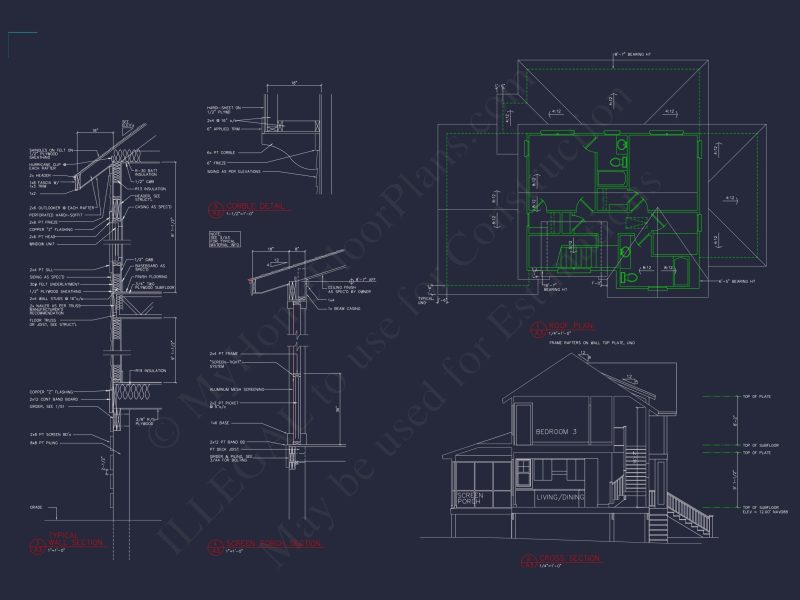 Compact house Plan with Living Space, Garage, and CAD Designs