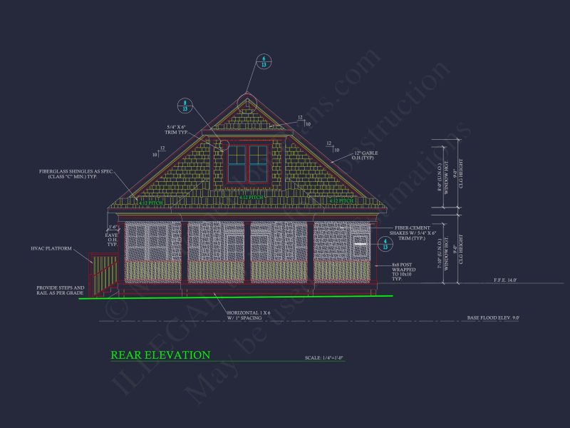 Compact house Plan with Studio & Cart Garage - CAD Designs