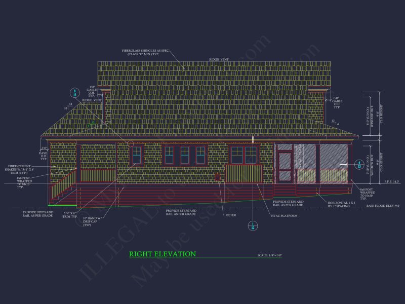 Compact house Plan with Studio & Cart Garage - CAD Designs