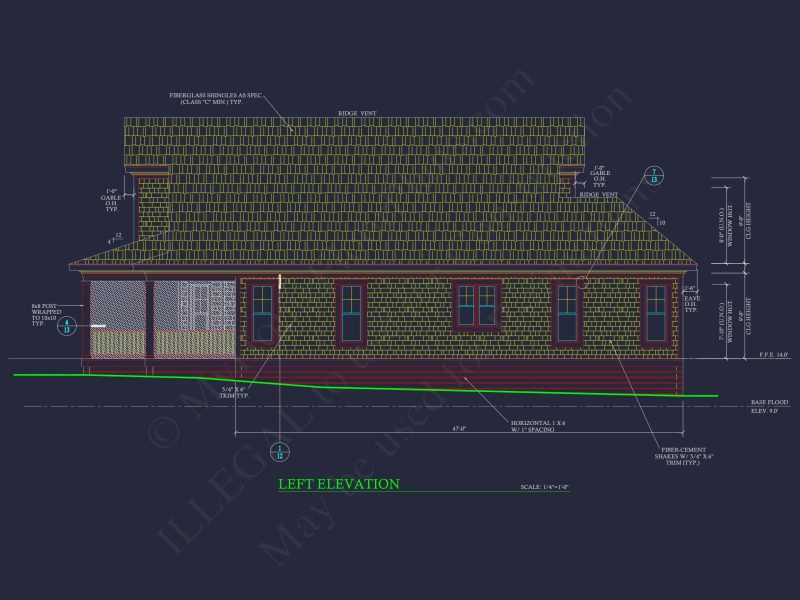 Compact house Plan with Studio & Cart Garage - CAD Designs