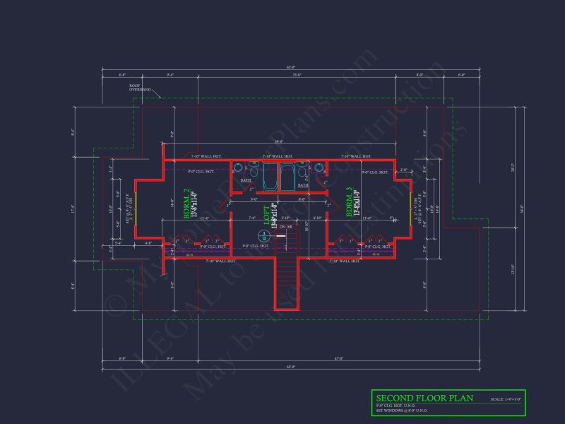 Compact house Plan with Studio & Cart Garage - CAD Designs